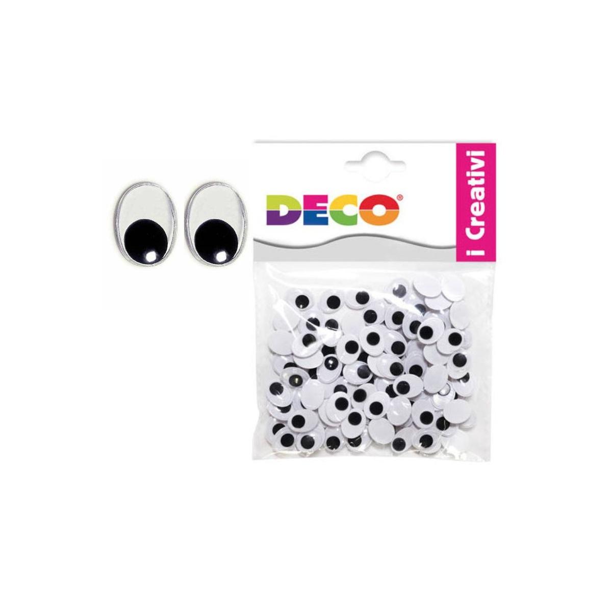 Occhi mobili ades.ovali 14x18 pz.100