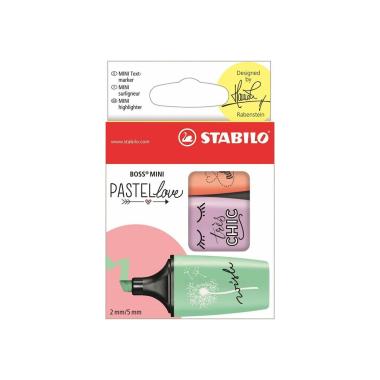 STABILO BOSS MINI pastellove 2.0 3pz