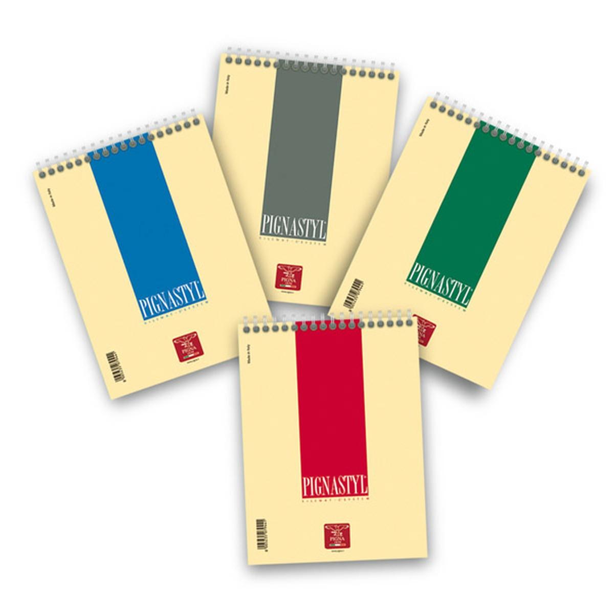 Blocco notes pignastyl spiralato a4 ff.60 80gr bianco