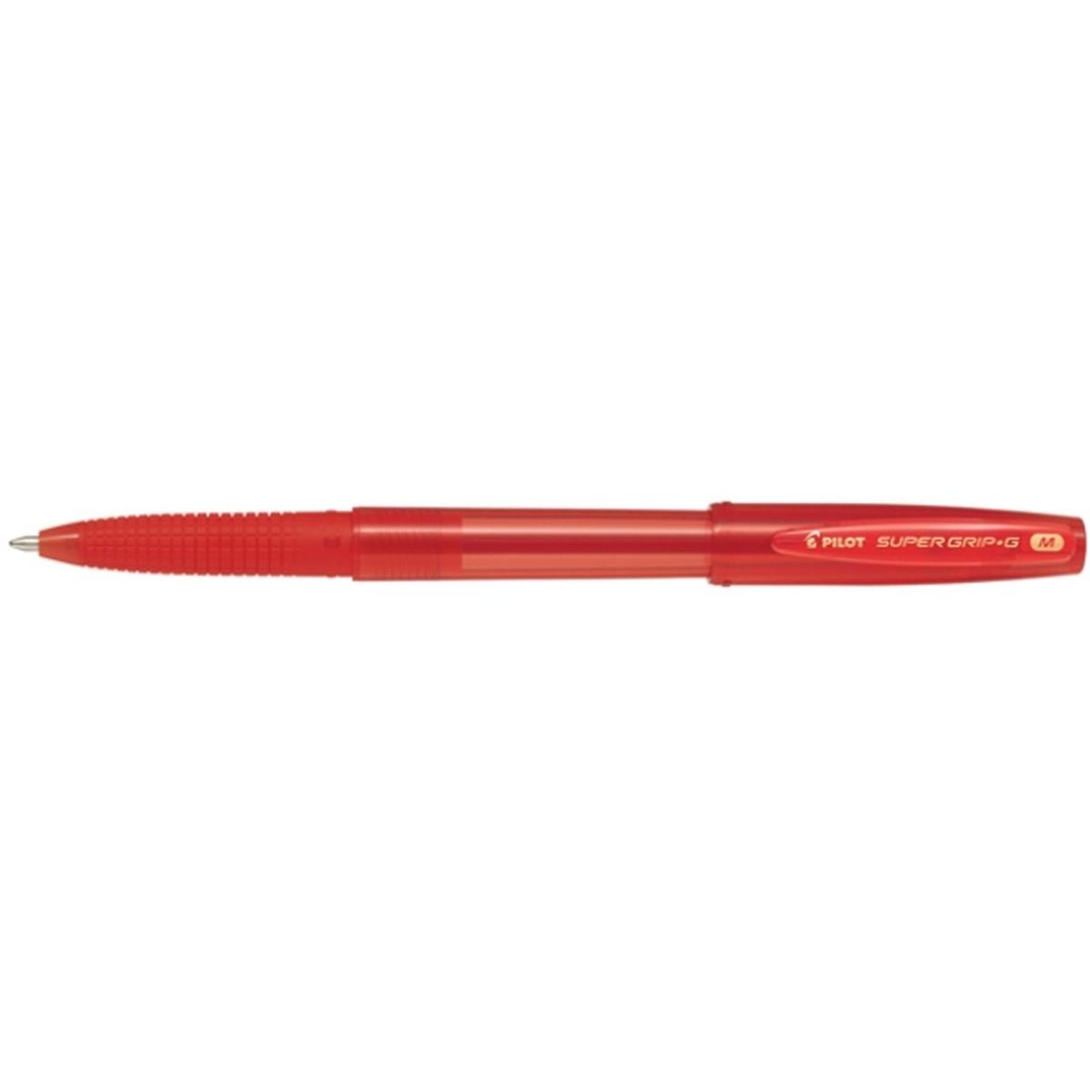 Penna  supergrip- g 1.0 cappucio rosso 12pz