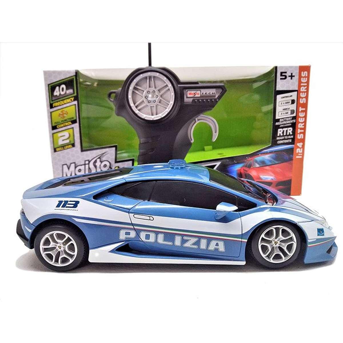 Rc lamborghini huracan polizia 1:43