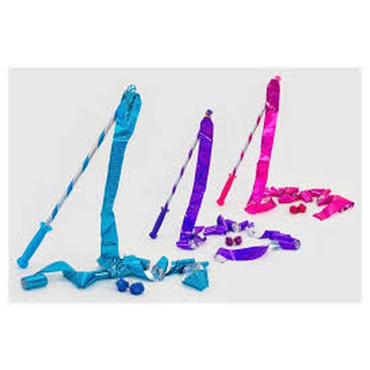 Nastro ginnastica artistica 2.5m c/pom