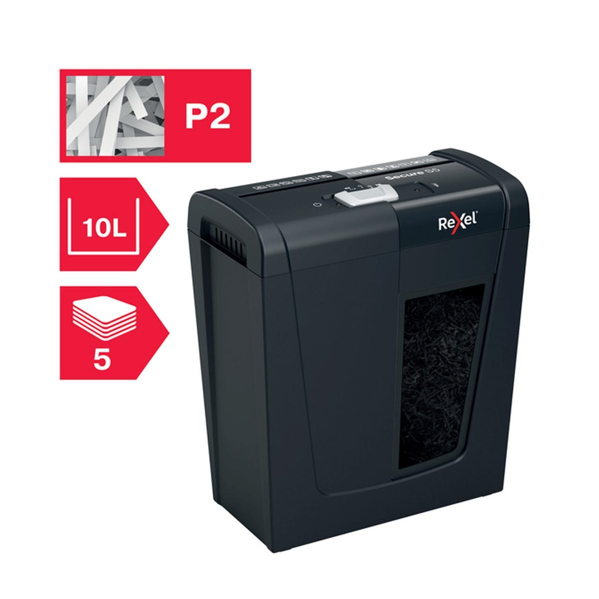 Distruggidocumenti rexel secure s5 p2