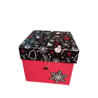 Set 3 scatole cube natale 2 cartomania