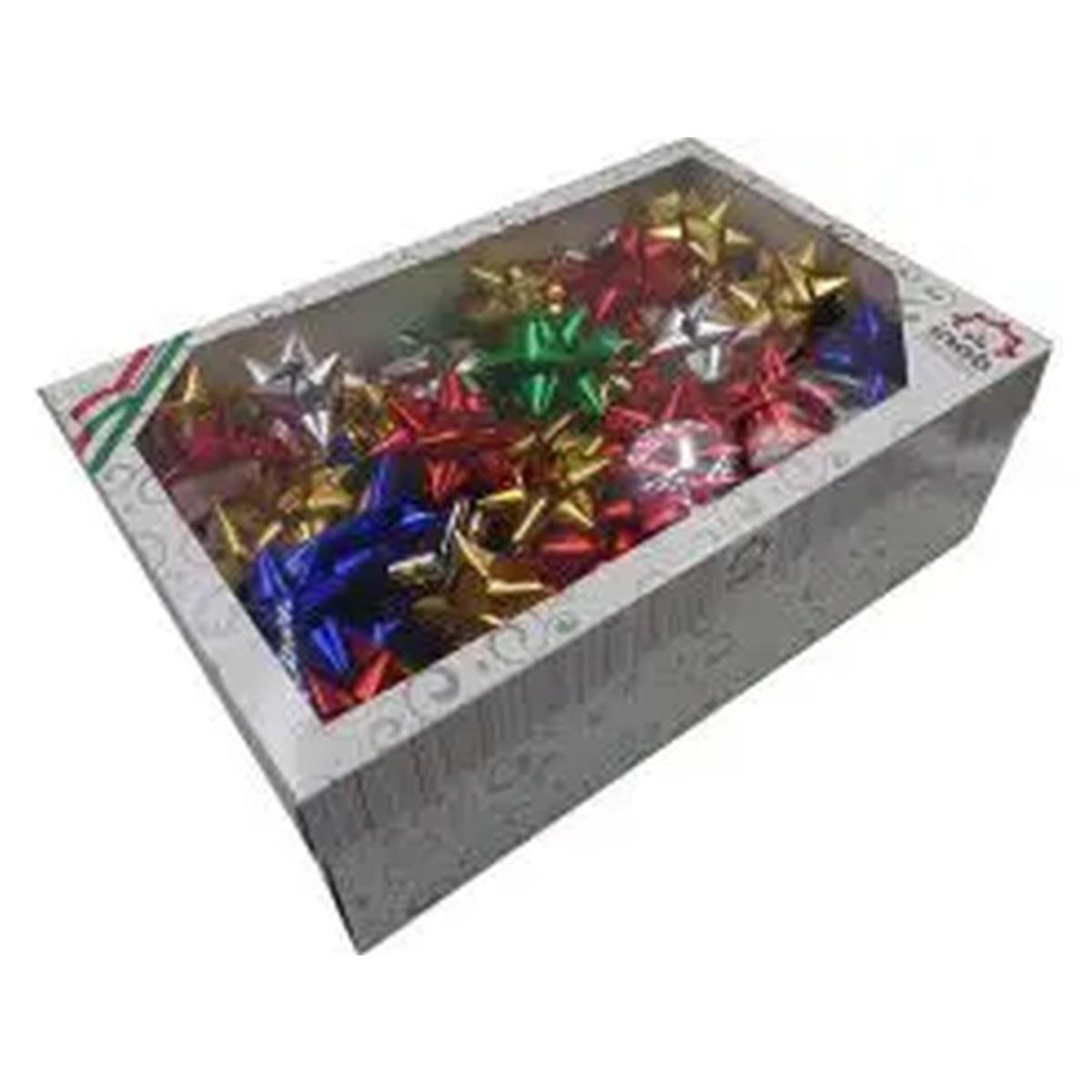 Coccarde lux met.mm19 100pz. ass