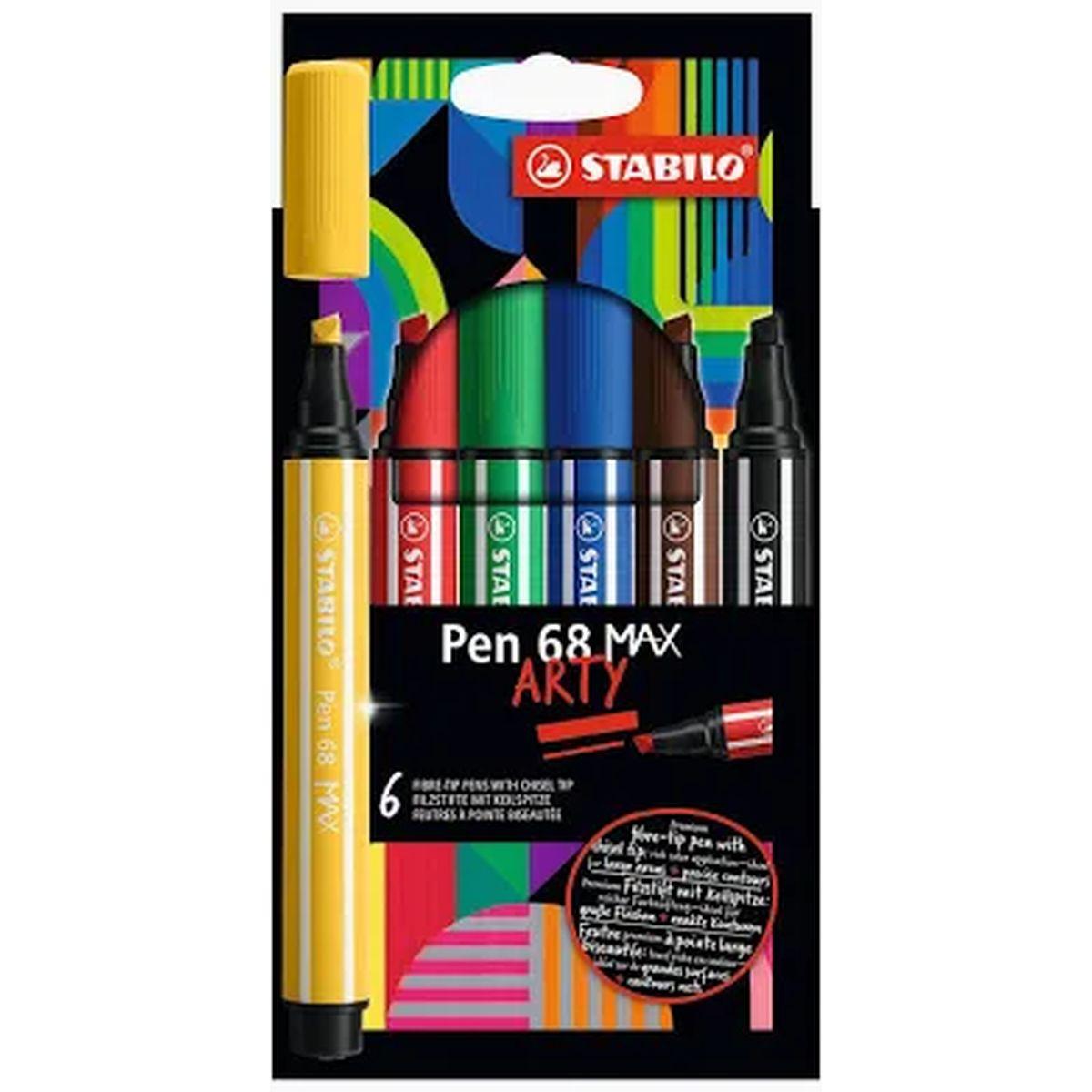 Stabilo pen 68 arty 6pz