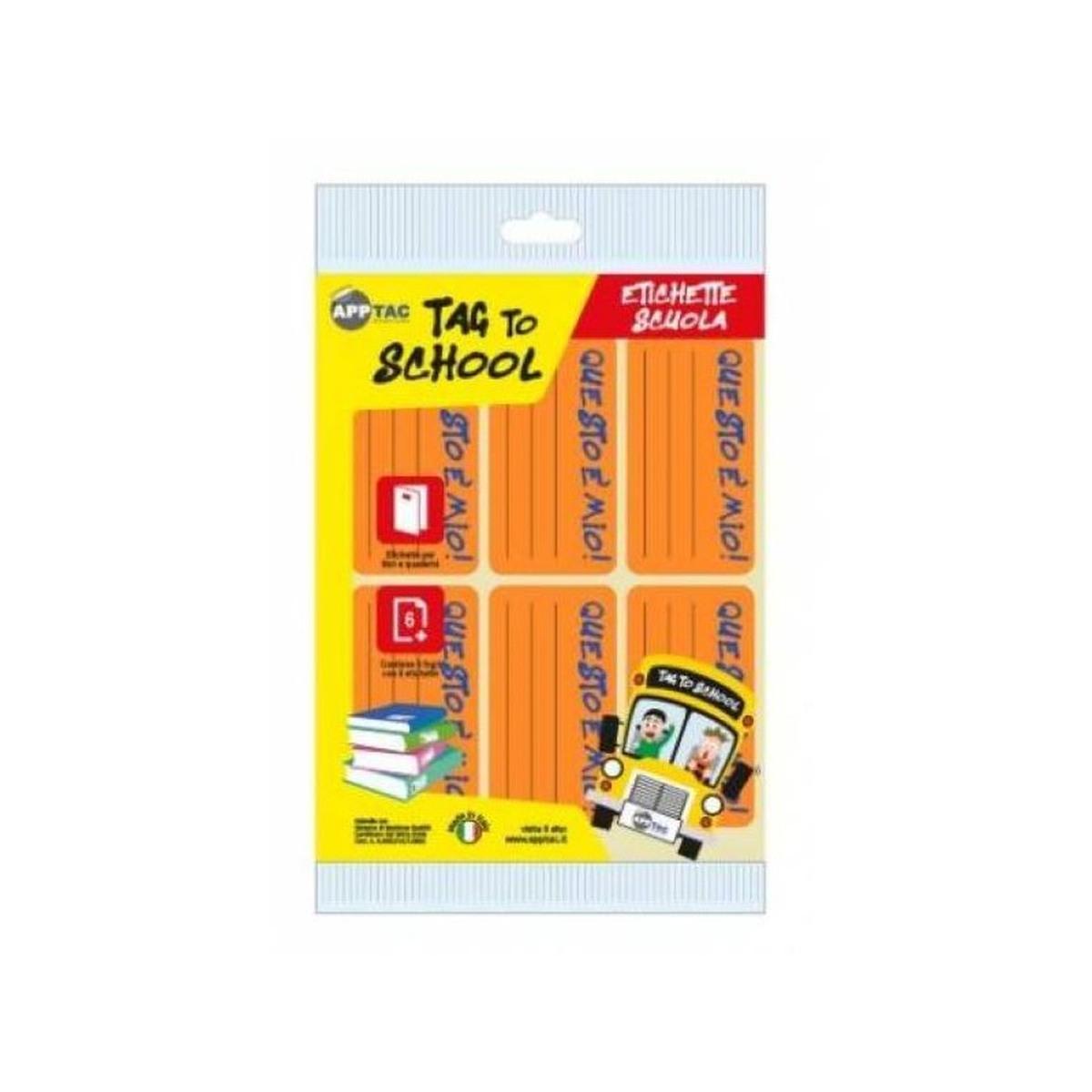 Etichette adesive in busta cf 10fg fluo 70x37