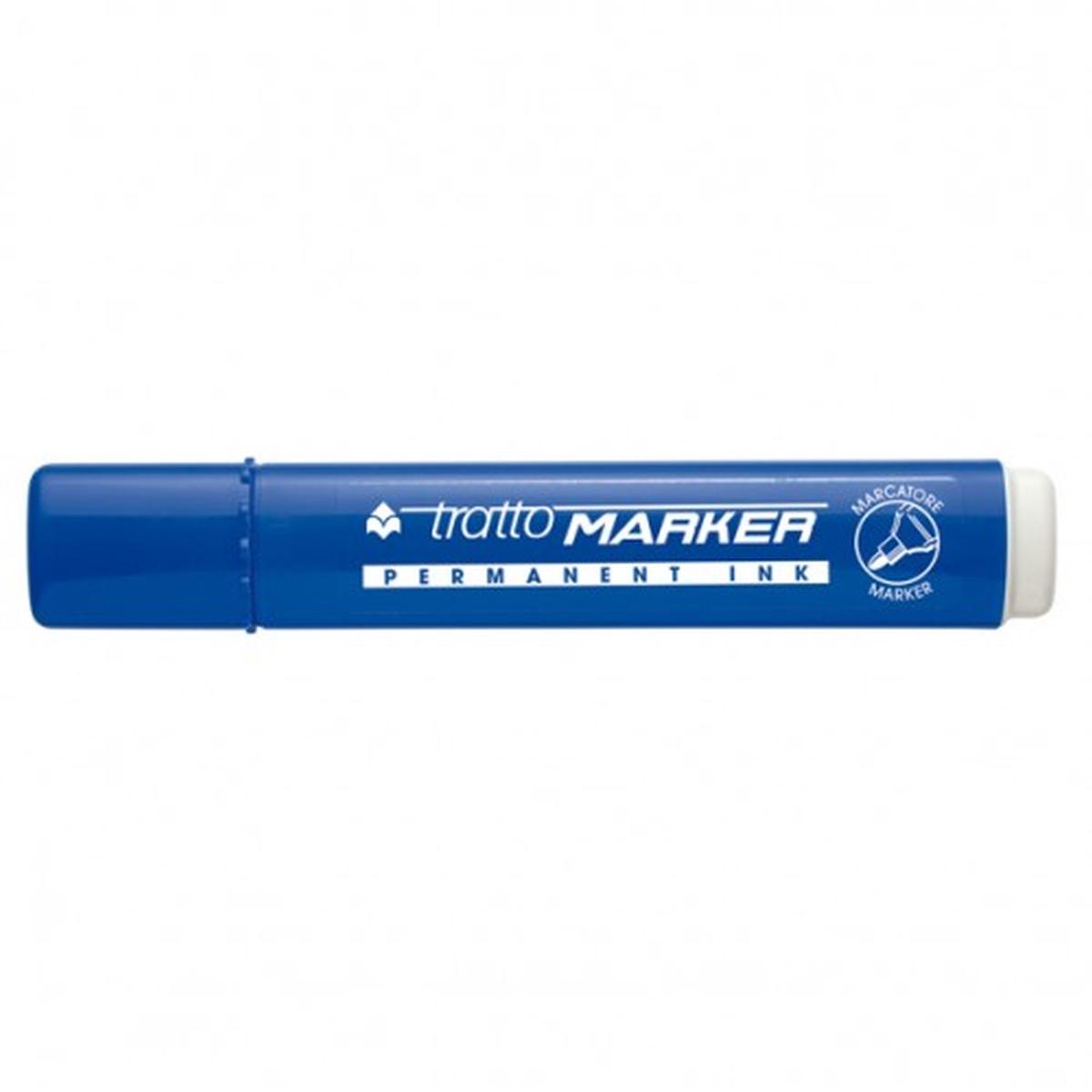 Tratto marker punta tonda cf.20 pz. blu