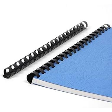 Spirali in plastica 25mm cf50 nero