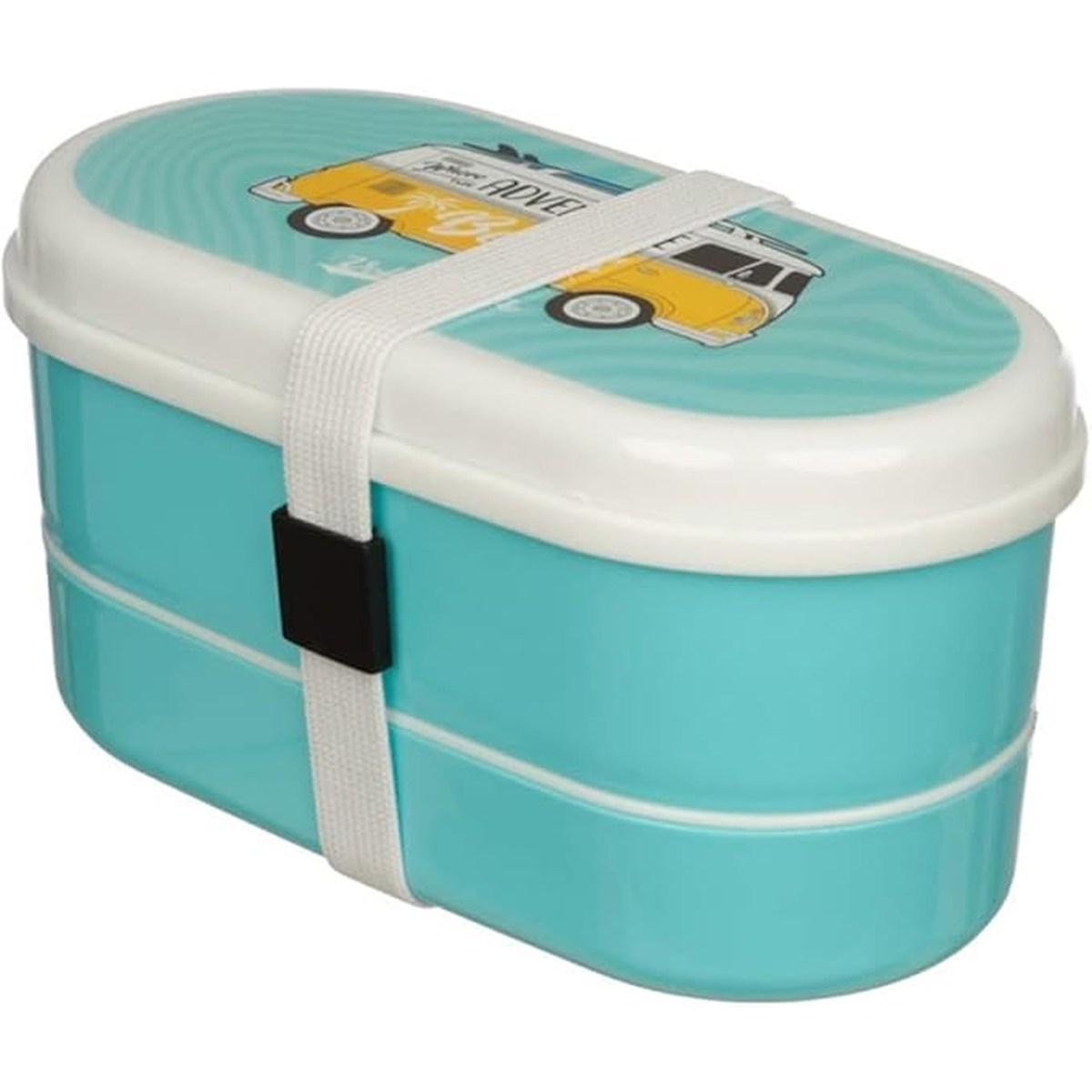 Set 3 contenitori per bento c/posate volkswagen