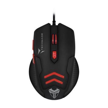 Mouse gaming usb + mousepad red
