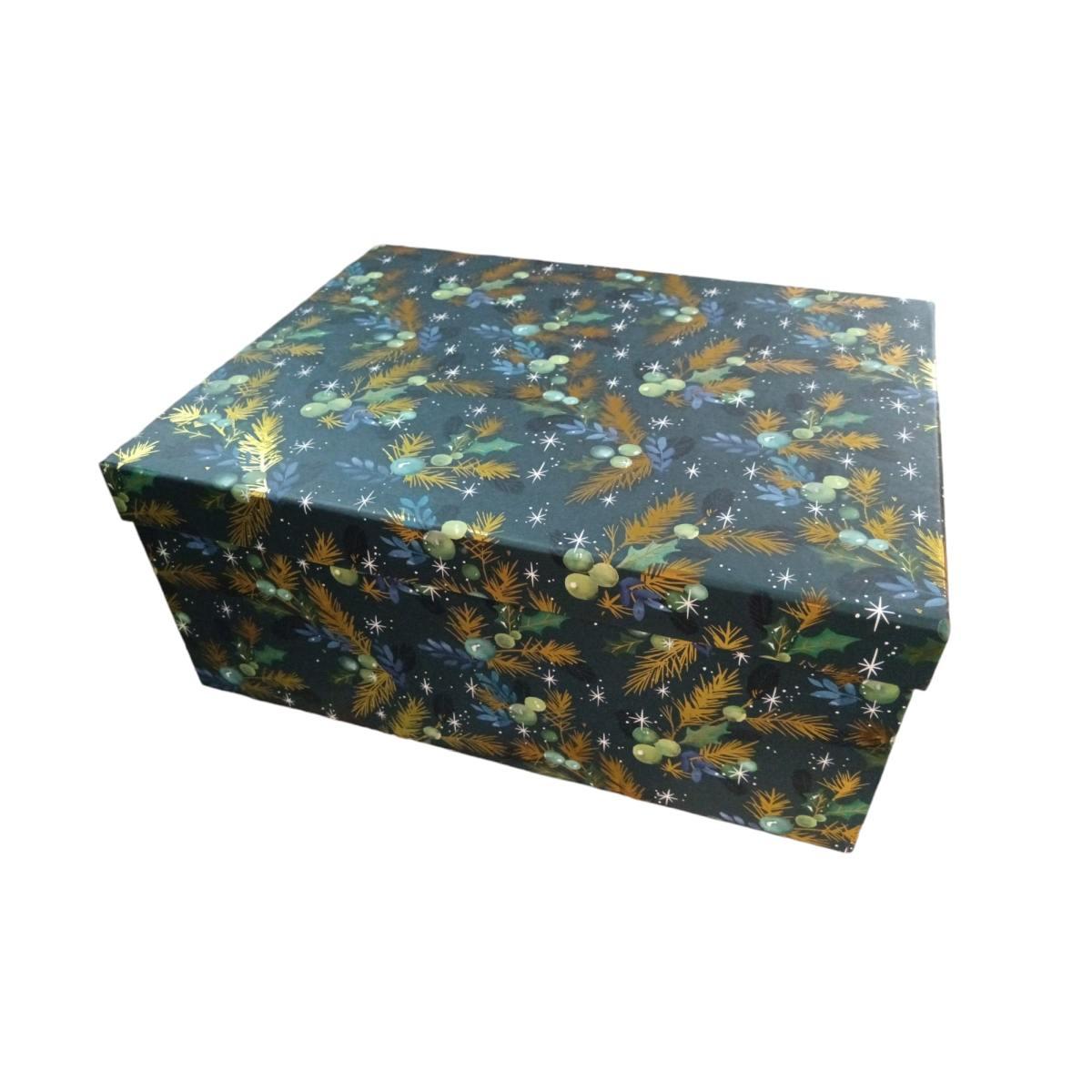 Set 10 scatole regalo metal blu