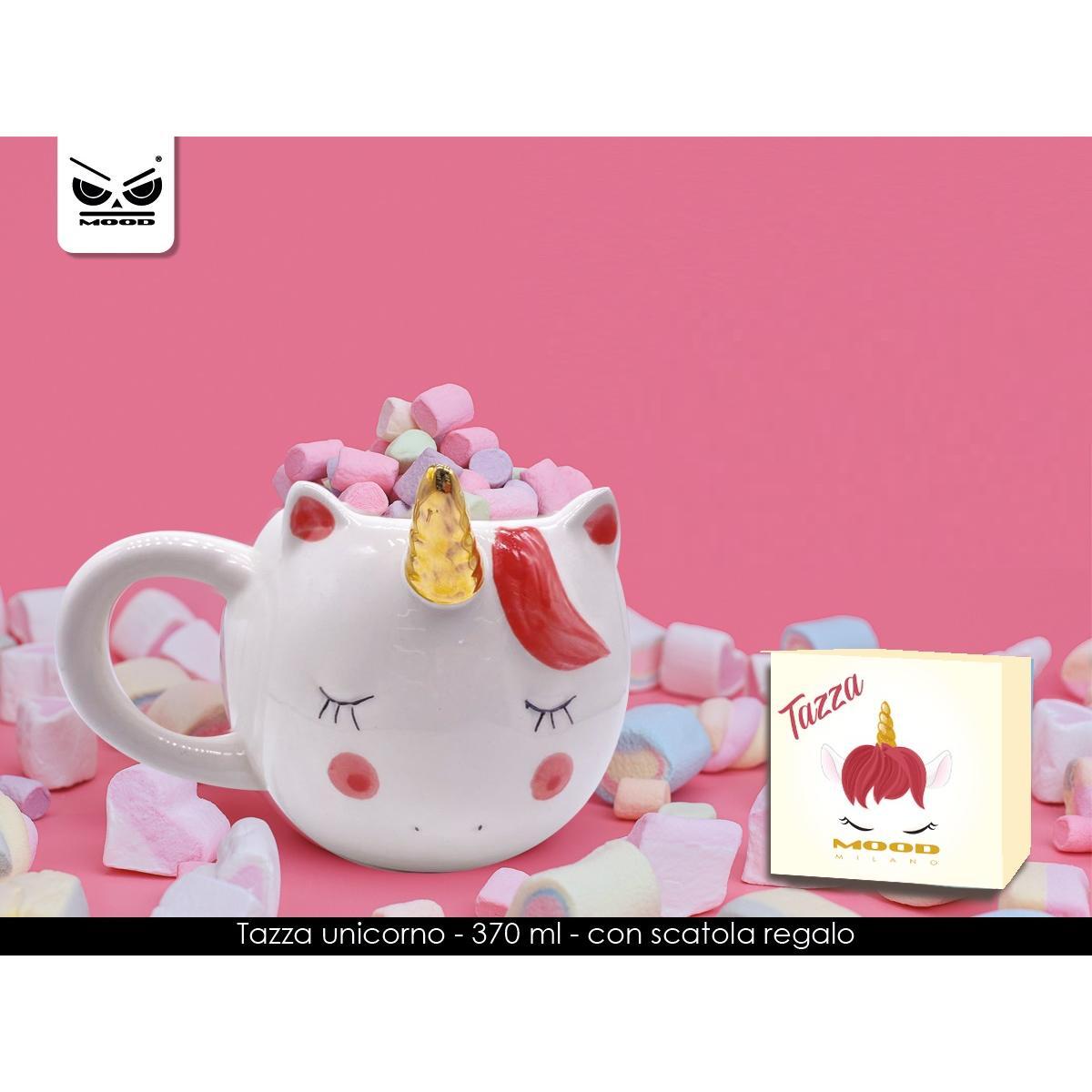 Tazza in ceramica unicorno