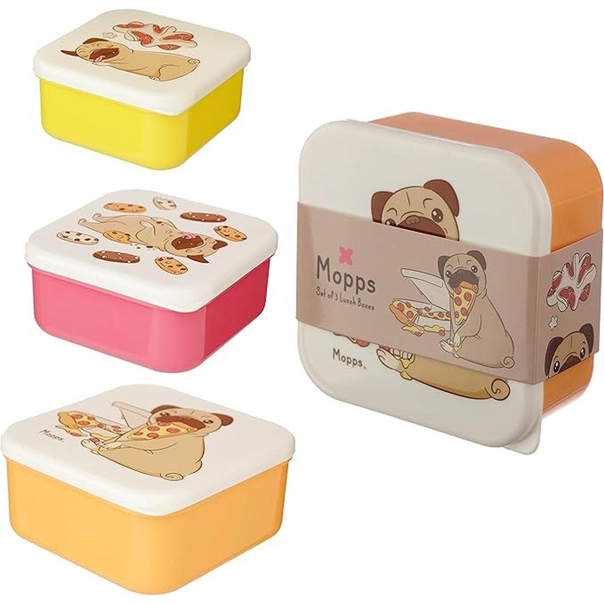 Set 3 contenitori per alimenti carlino