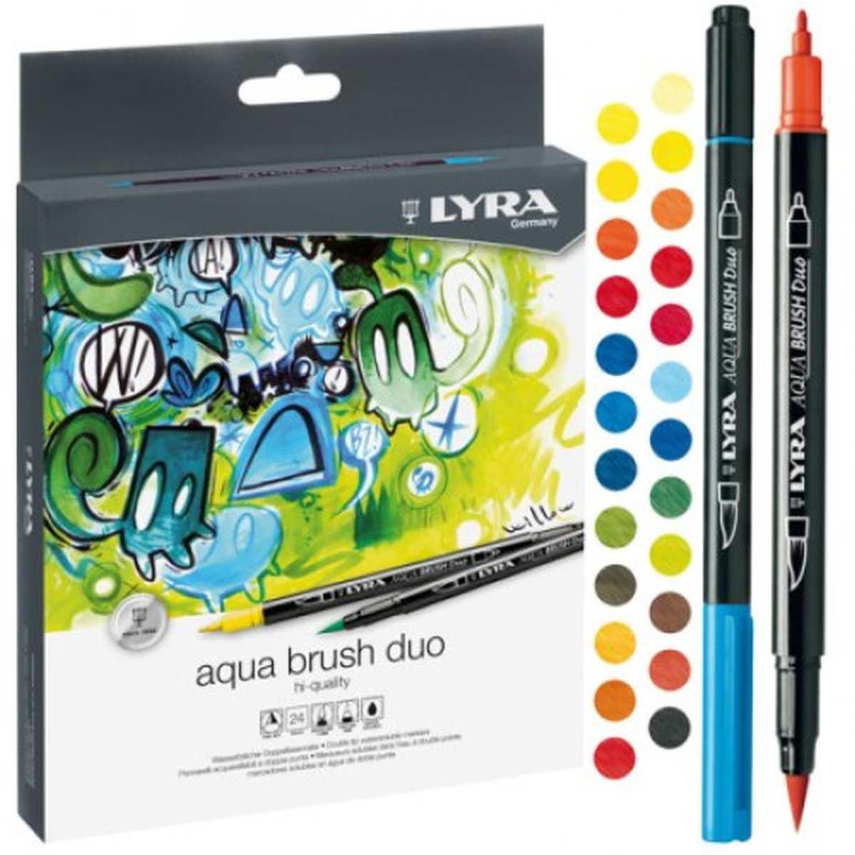 Lyra aqua brush duo 24pz