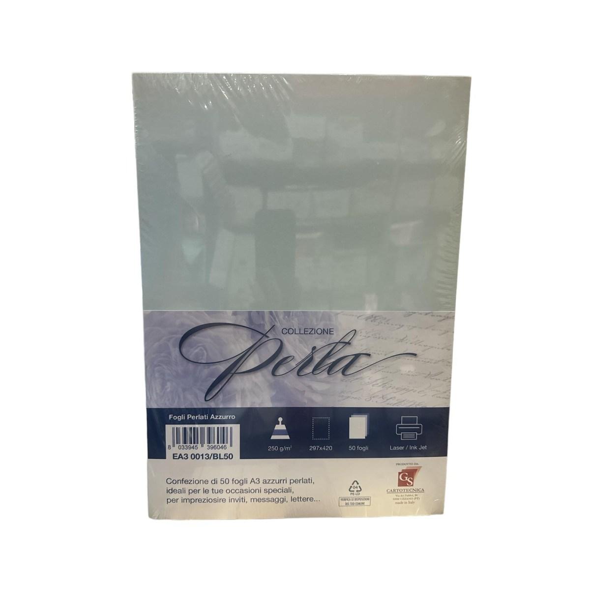 Blister 50 fg a3 gr.250 celeste perla