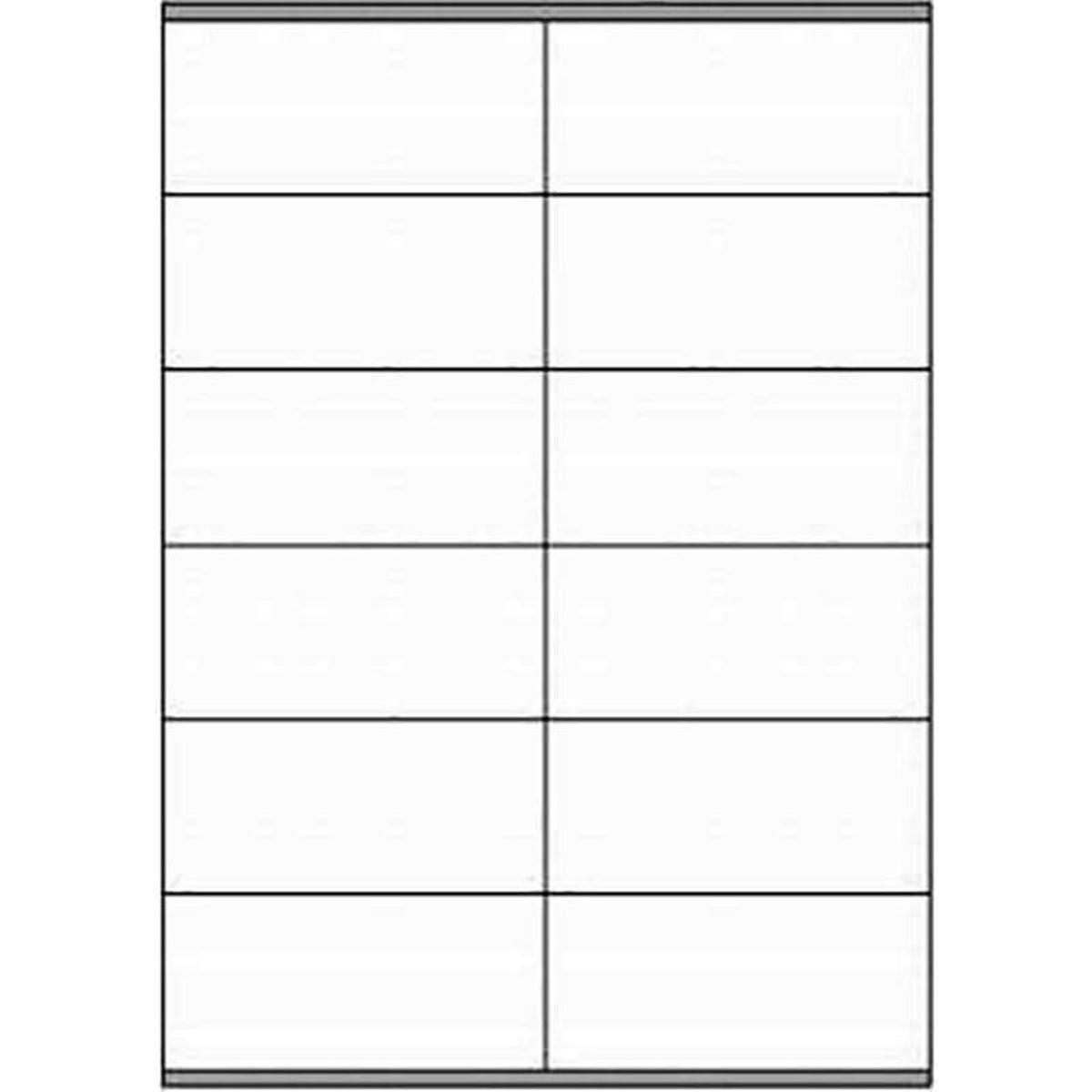 Cf.100 etichette ades. su a4 210x72