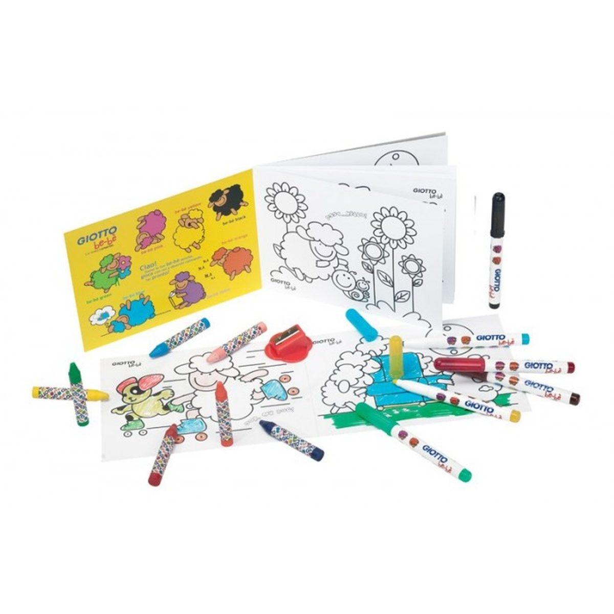 GIOTTO BEBE MY COLOR PACK ( zainetto + libri da colorare e colori )