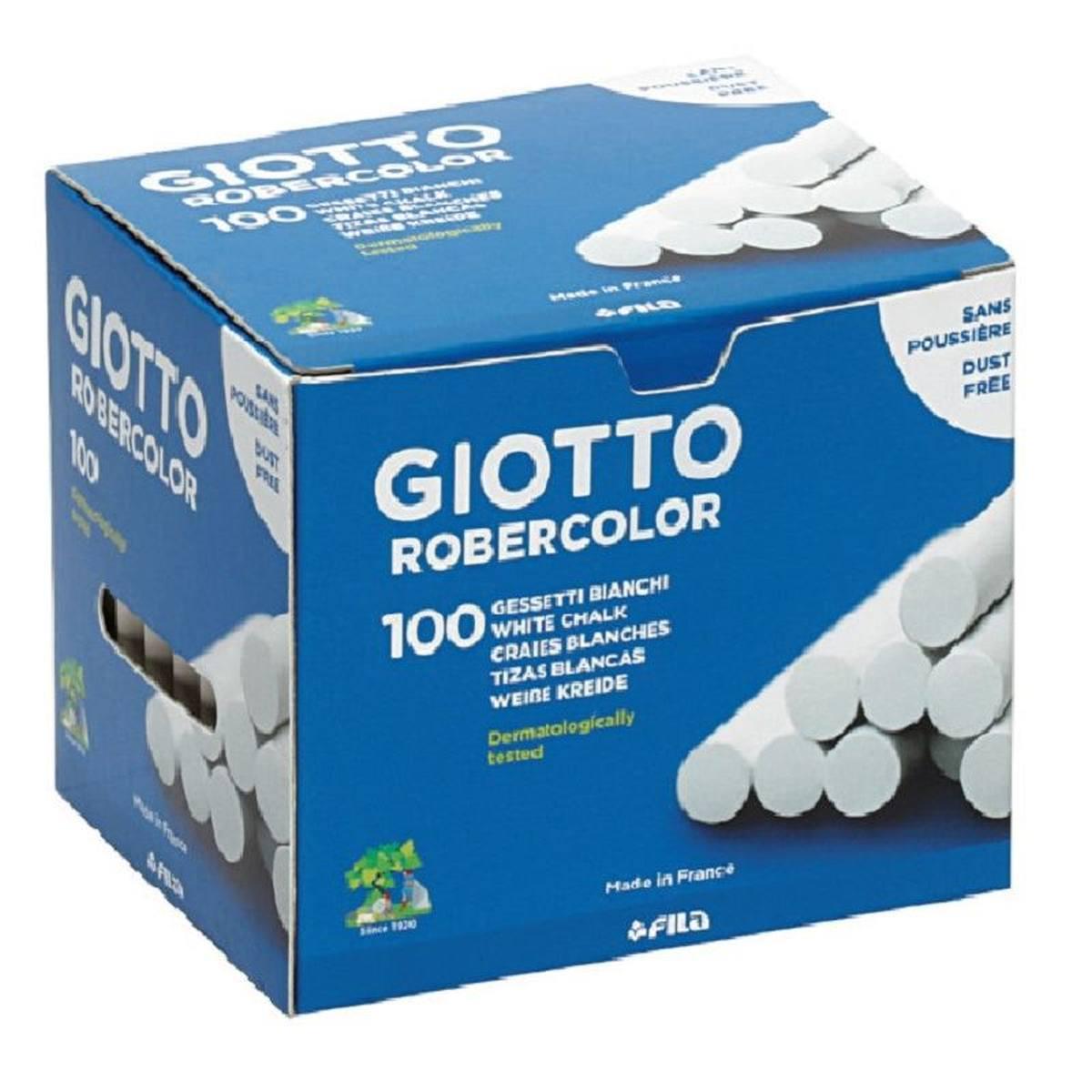 Gesso giotto tondo bianco 100 pz