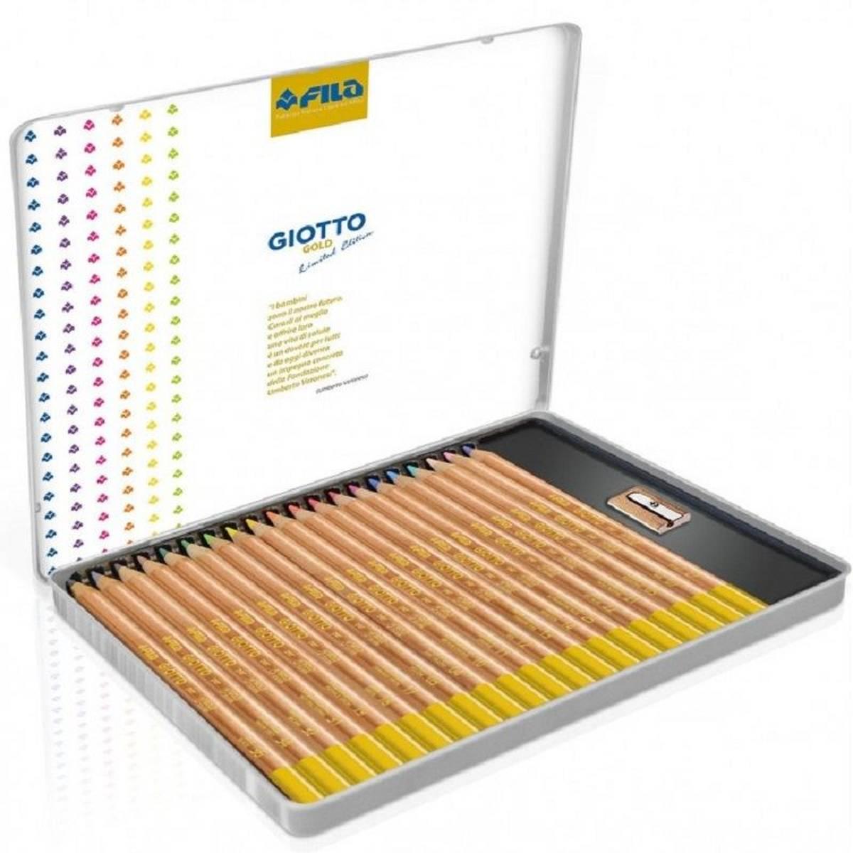 Giotto pastelli gold ast. metallo