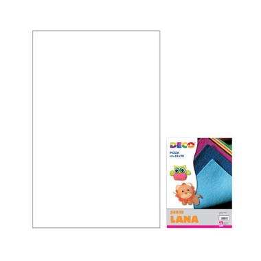 Panno lana 45x90 bianco