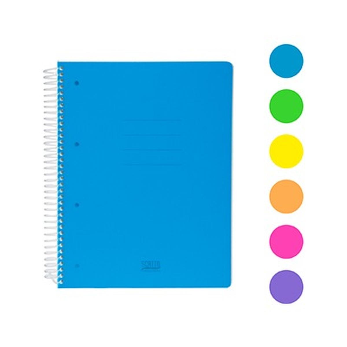 Quaderno a5 c/spirale ppl 1r