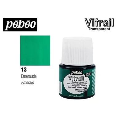 Colori per vetro vitrail 45ml smeraldo