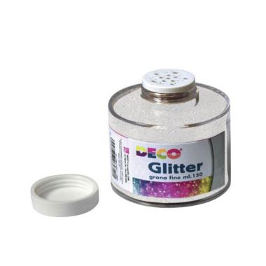 Glitter barattolo ml.150 bianco