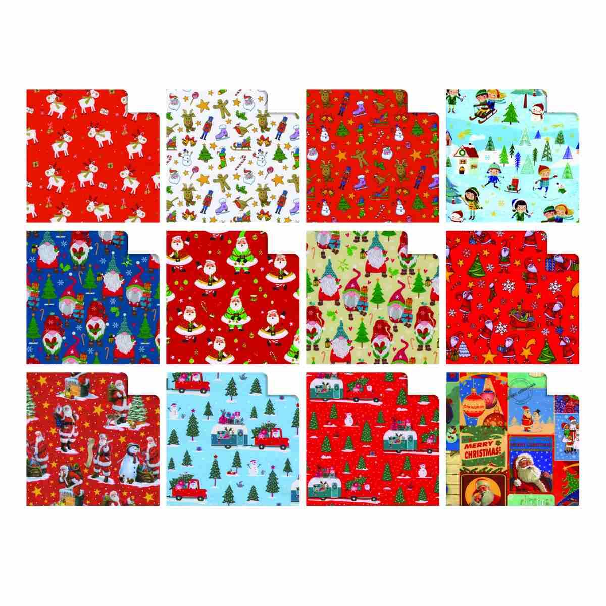 Carta regalo raso scatole da 100 fogli ass.nat.n