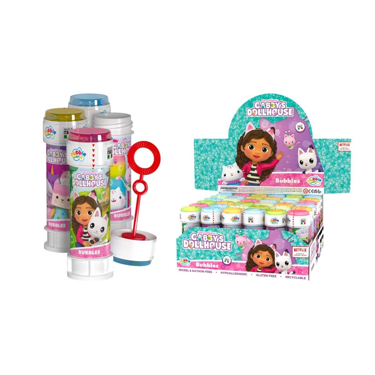 Bolle di sapone gabby's dollhouse 36pz.