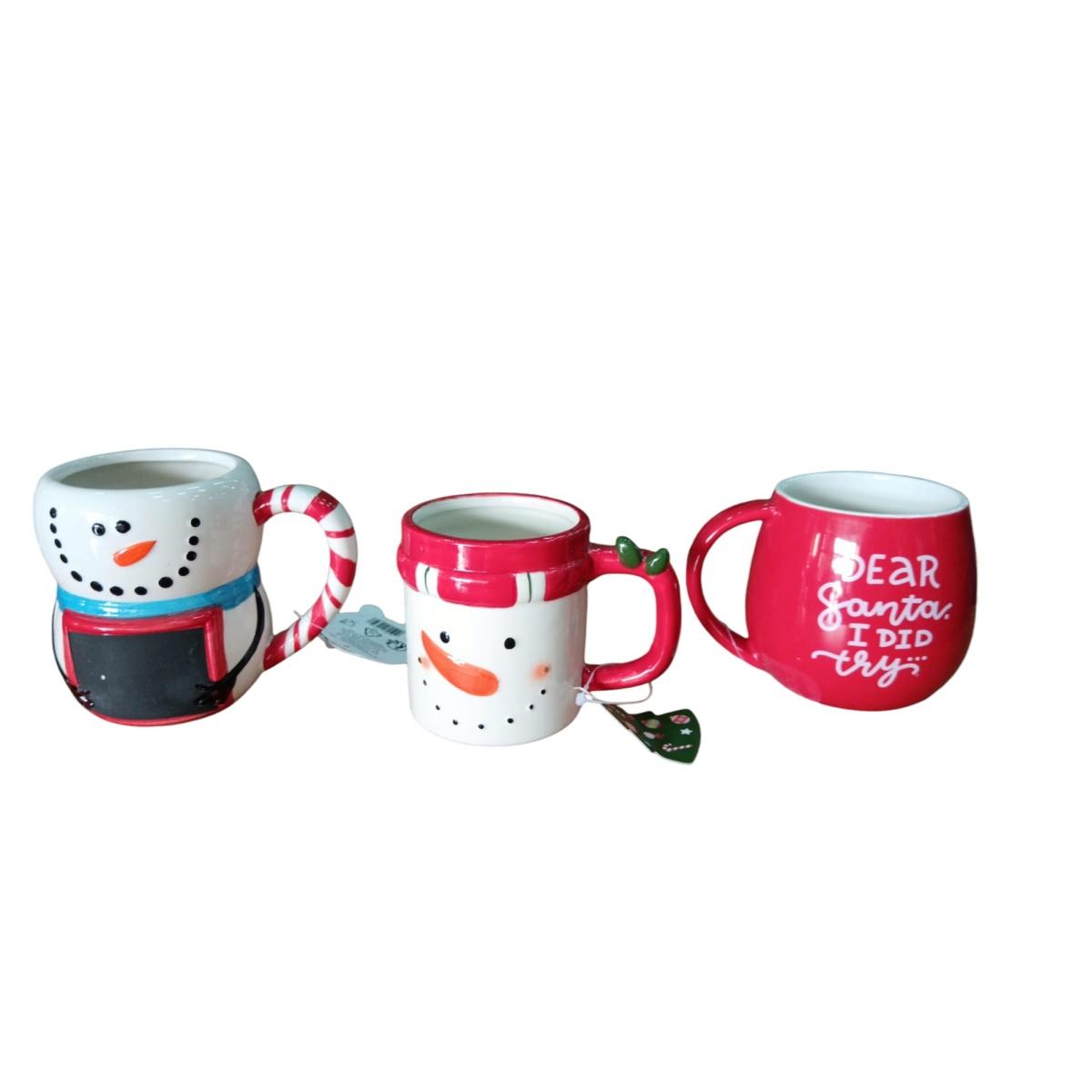 Ceramic mug w/ black board tri-coastal