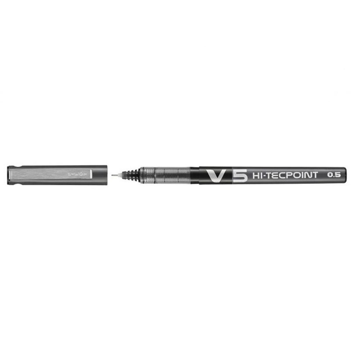 Penne hi-tecpoint v5 cf.12 pz. nero