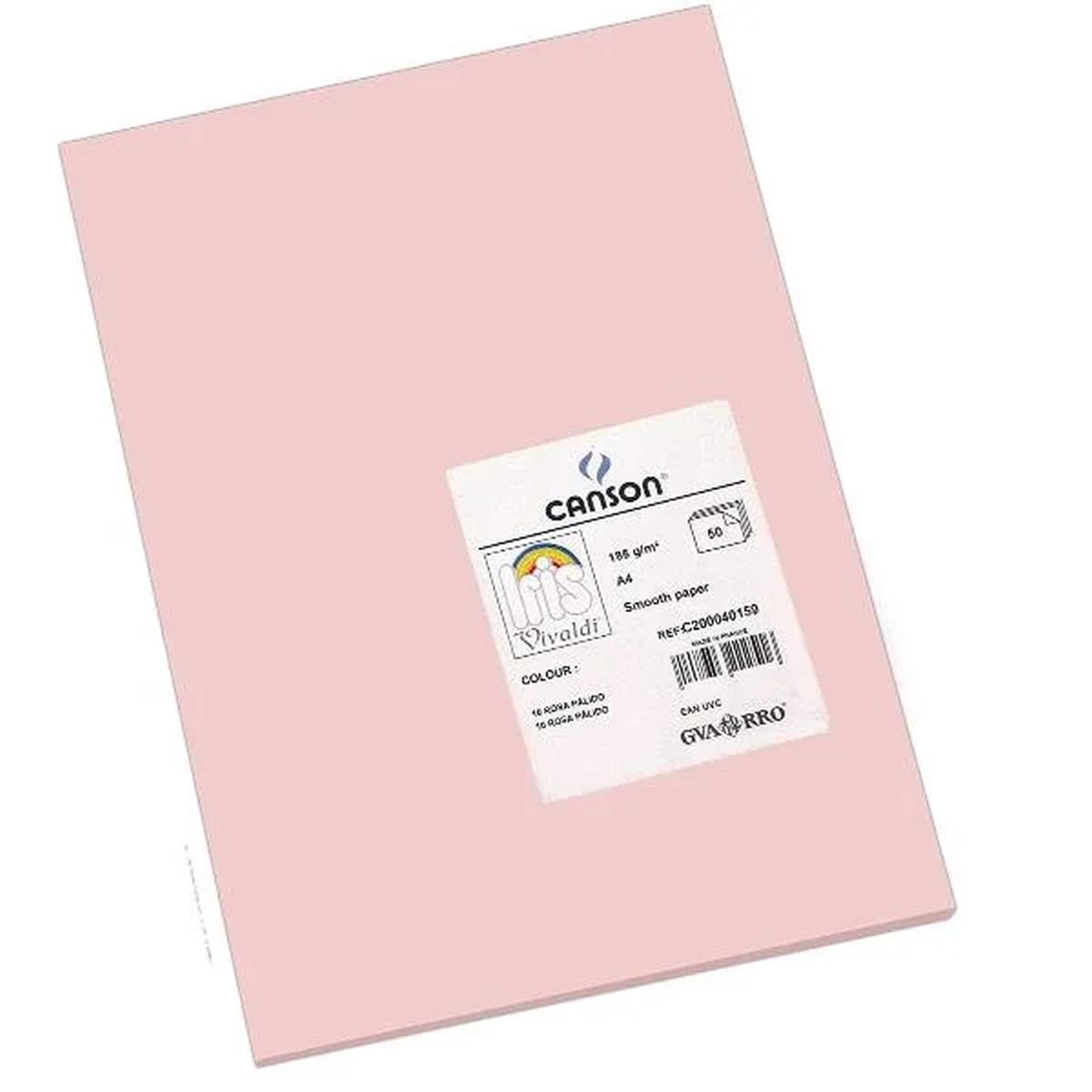 Foglio vivaldi a3 185g rosa fenicottero pz50