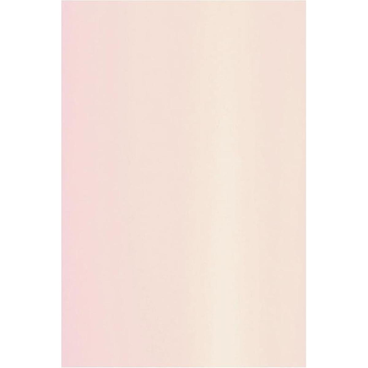 Blister 10 fogli carta a4 rosa perla gr. 250