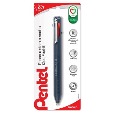 Penna pentel rally c4 4 colori  cf10