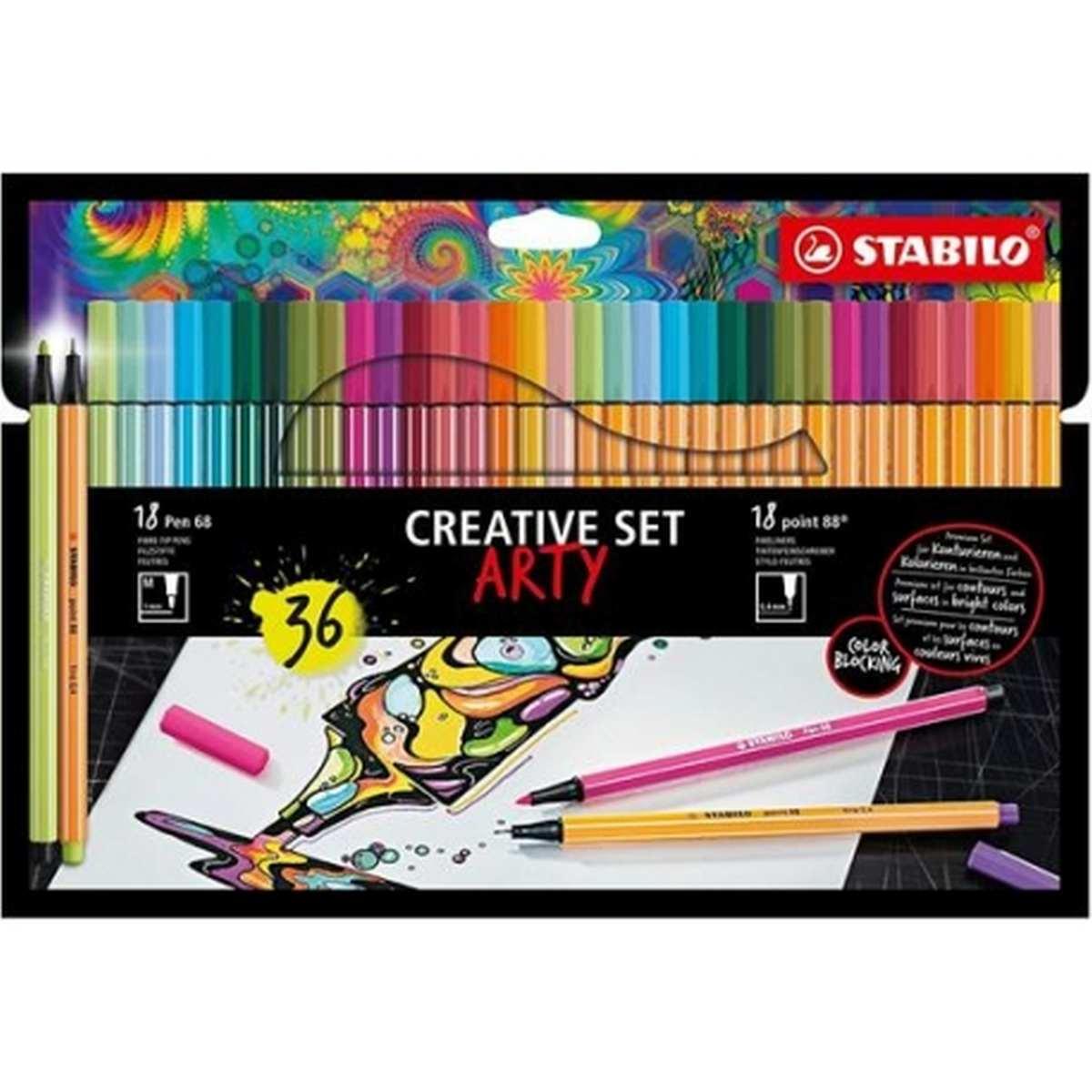Stabilo pen point arty set 36pz