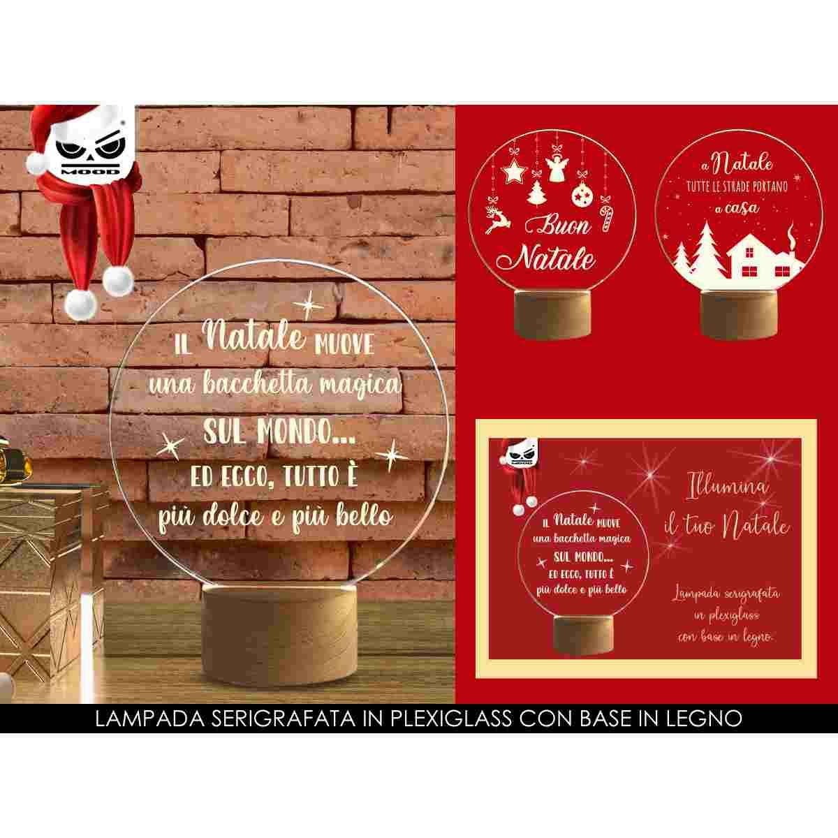 Lampada natale round xmas