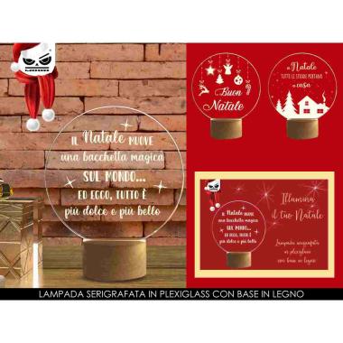 Lampada natale round xmas