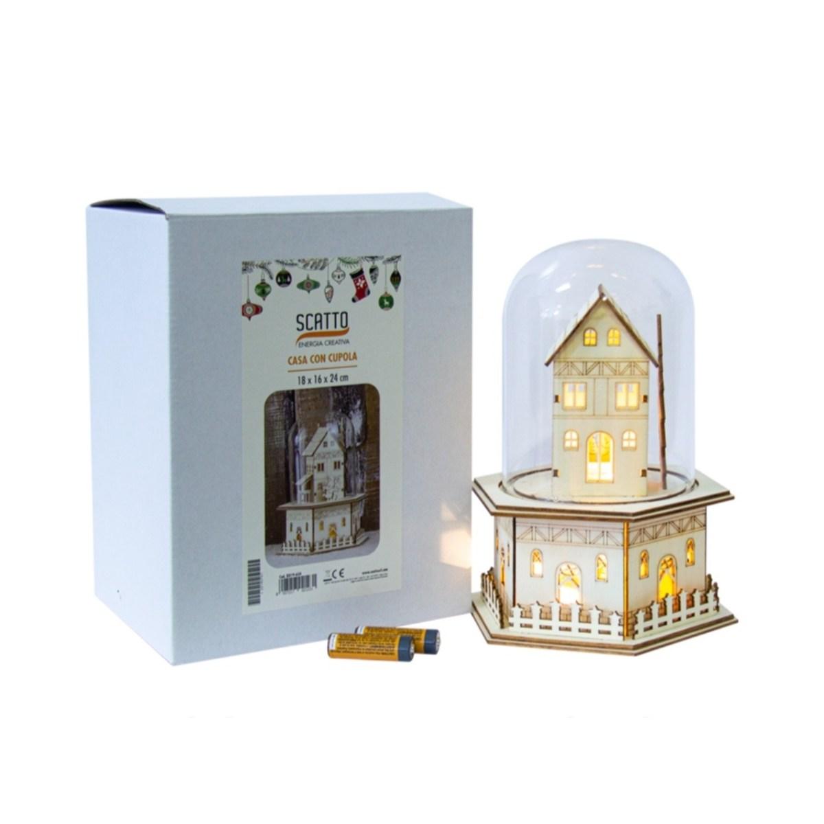 Cupola casa natalizia