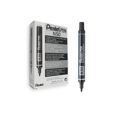 Marcatore pentel pen n50 nero pz.12