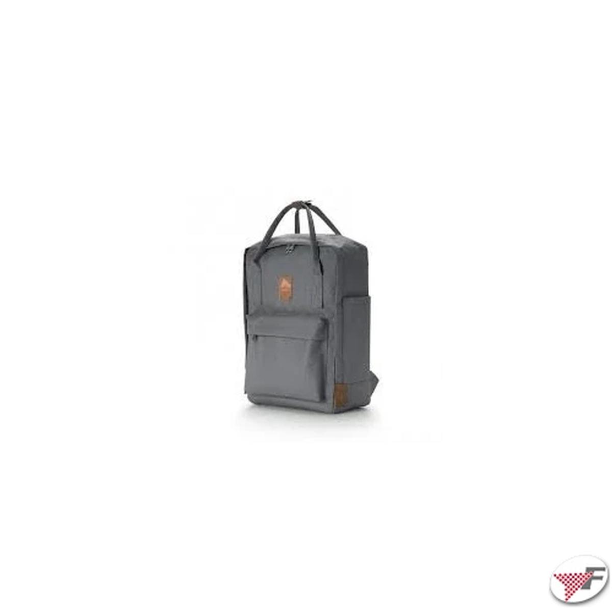 Zaino woodstock in tela con zip col