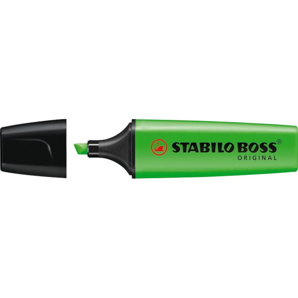 Stabilo boss verde pz.10