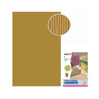 Cartoncino ondulato 50x70 fg.10 oro