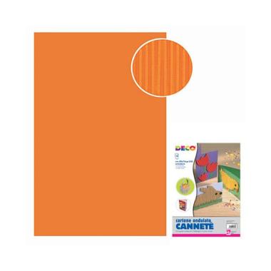 Cartoncino ondulato 50x70 fg.10 arancio