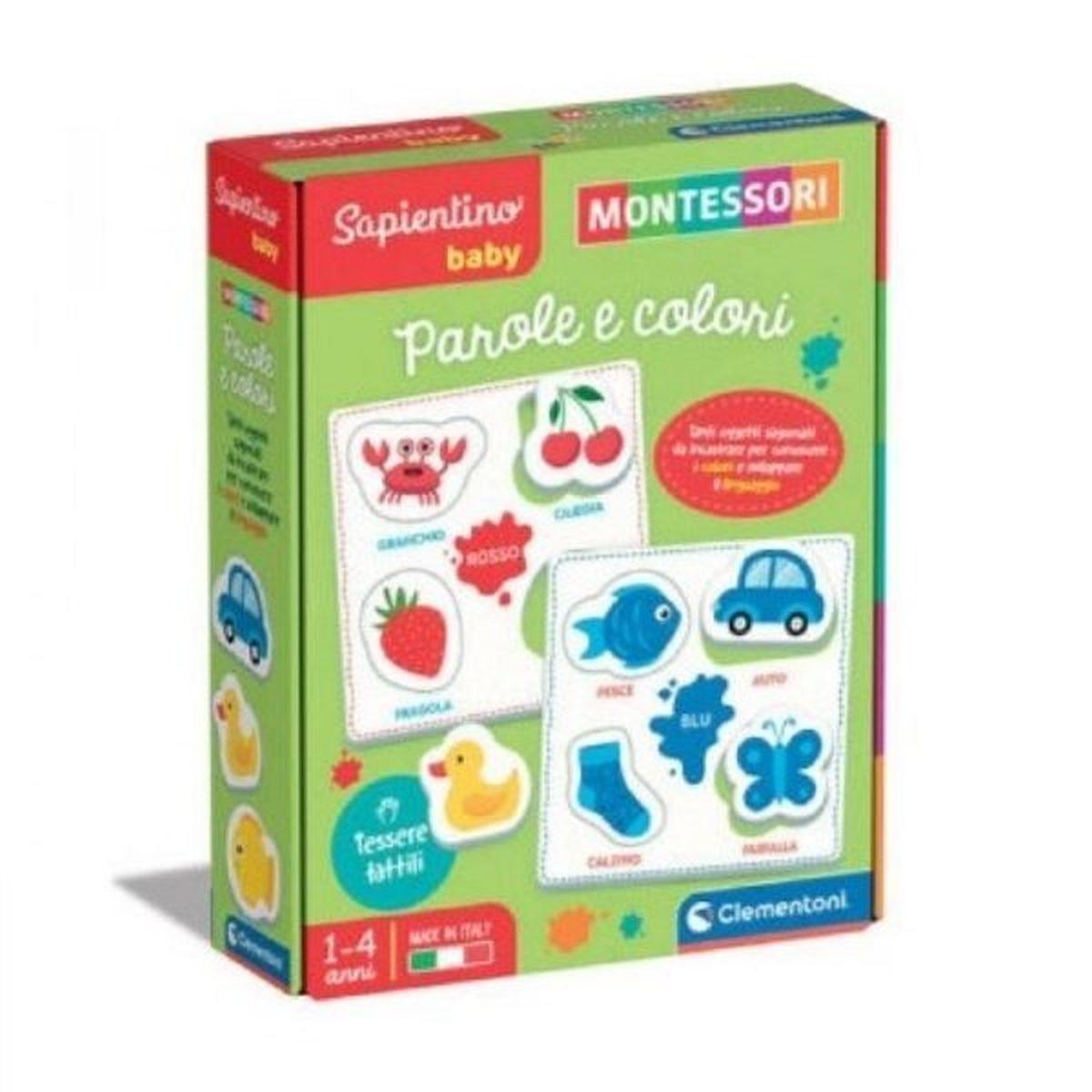 Sapientone baby montessori parole e colori