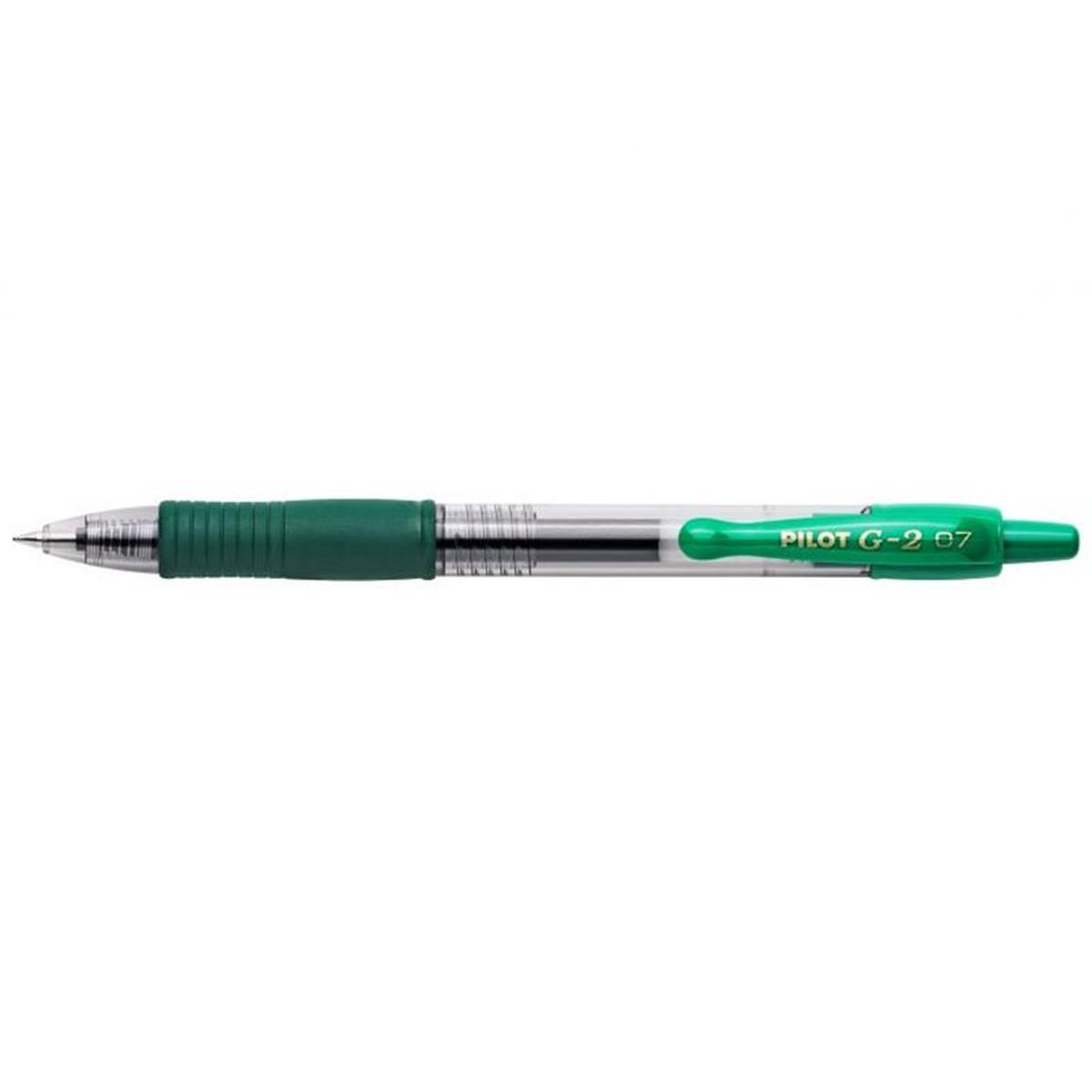 Penna sfera g-2 scatto cf.12 pz. verde