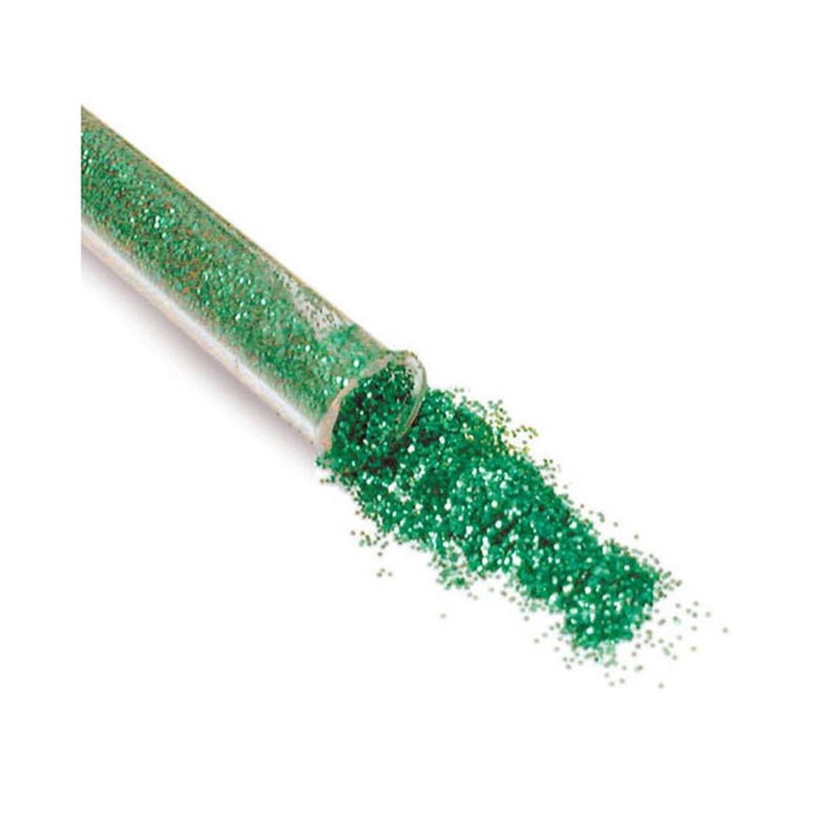 FLACONE GLITTER 12ML. VERDE  pz24