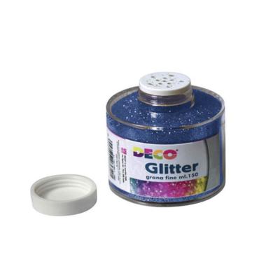 Glitter barattolo nml.150 blu