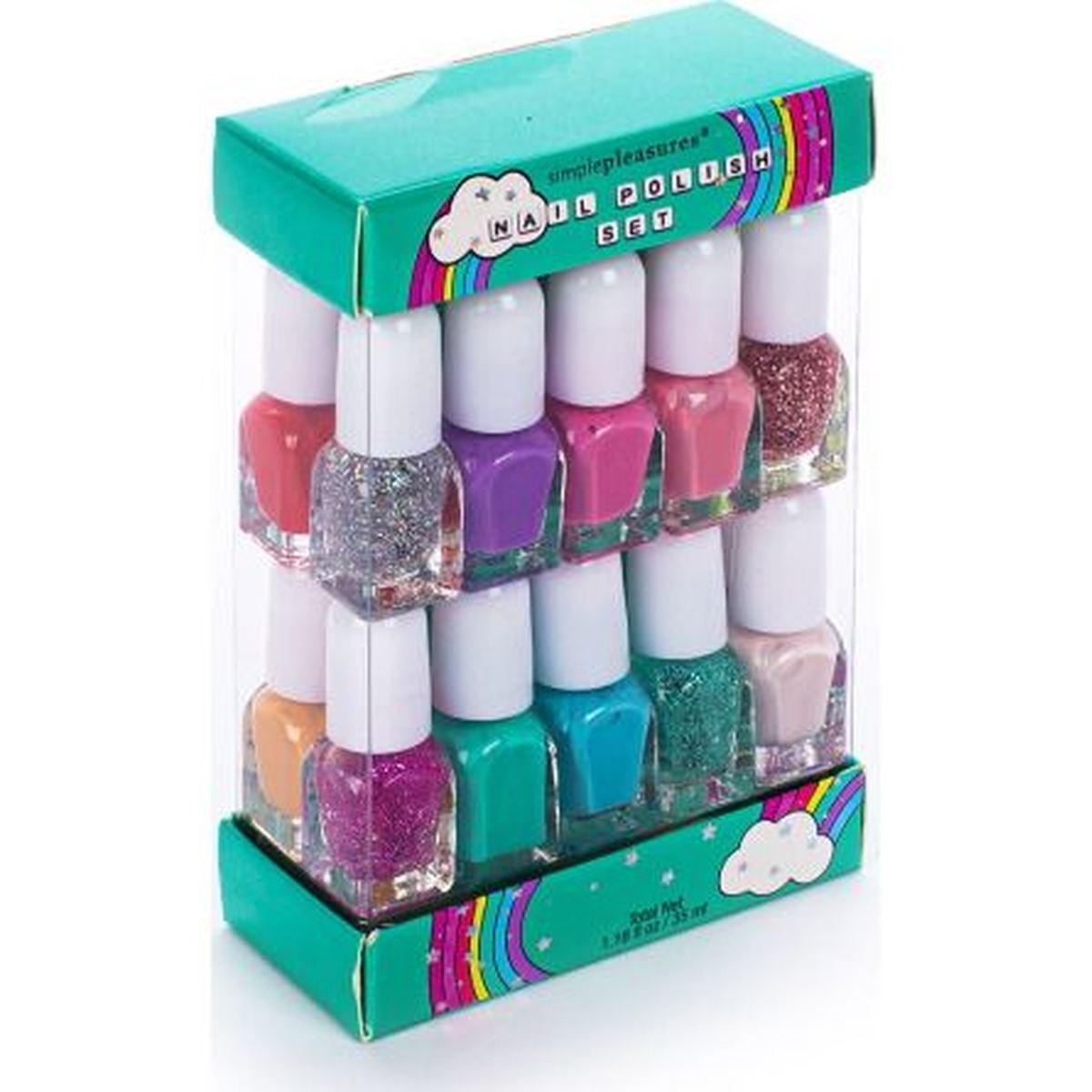 Nail polish tower rainbow tri-coastal