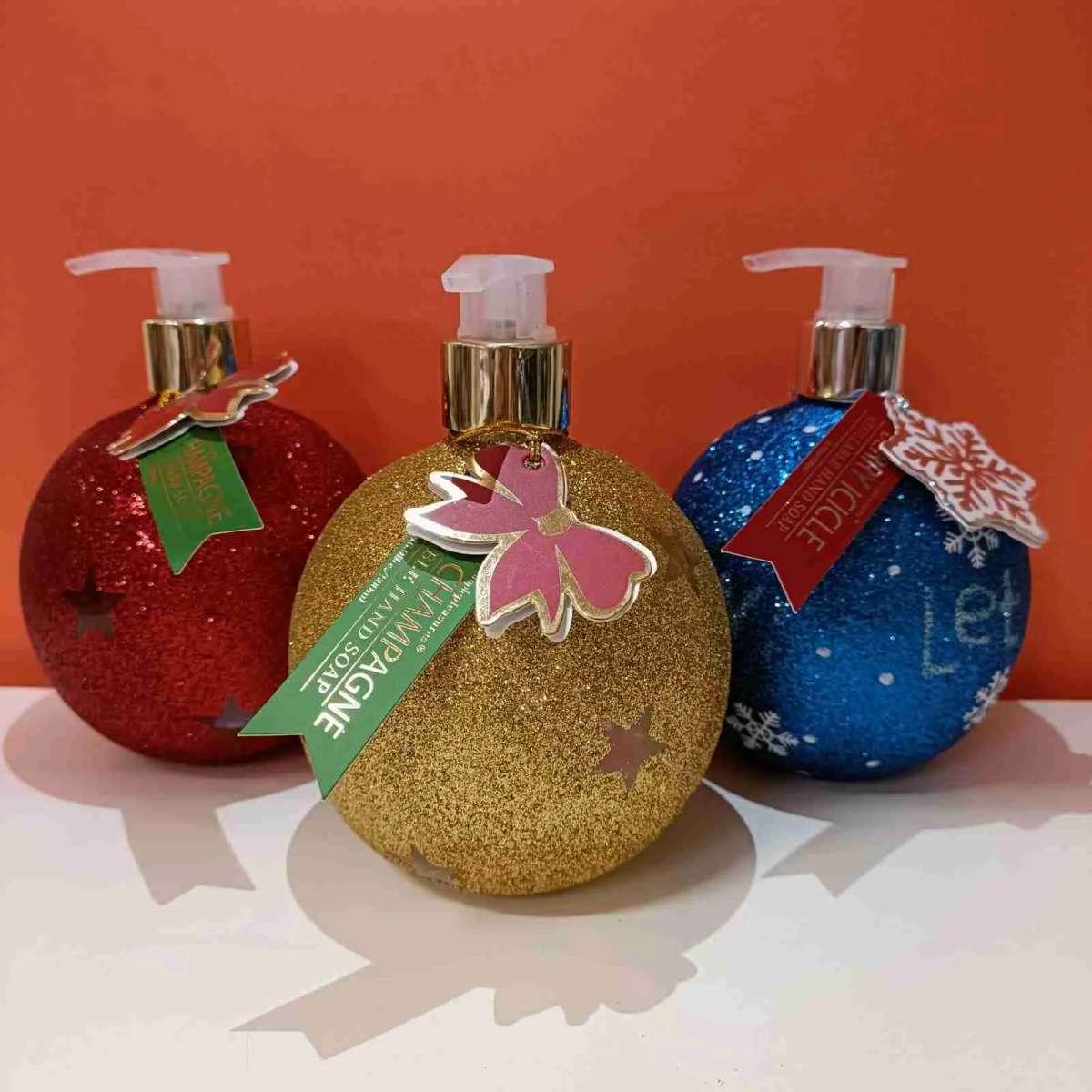 310 ml christmas molded soap (snow furries) tri-coastal